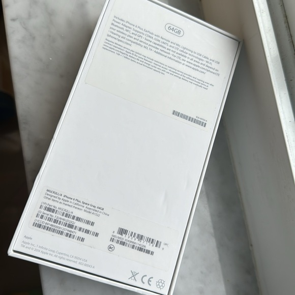 Apple iPhone 6 Plus 64GB space gray - EMPTY BOX ONLY - No Accessories - Picture 3 of 5